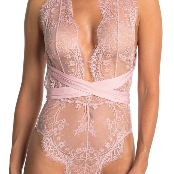 Free People Tops - Free People Show Off Bodysuit in Ballet Combo